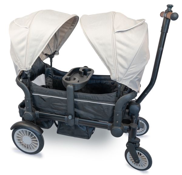 BabyGO Cozy Rider Bollerwagen Transportwagen schwarz creme | baby-direkt  Online-Shop