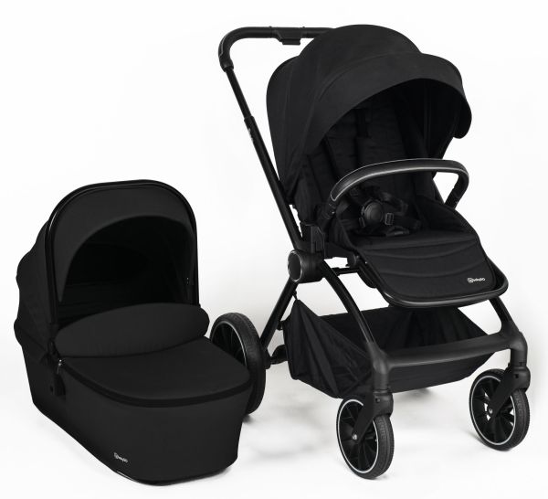 BabyGO Harmony 2in1 Kinderwagen Gestell schwarz Stoff schwarz | baby-direkt  Online-Shop