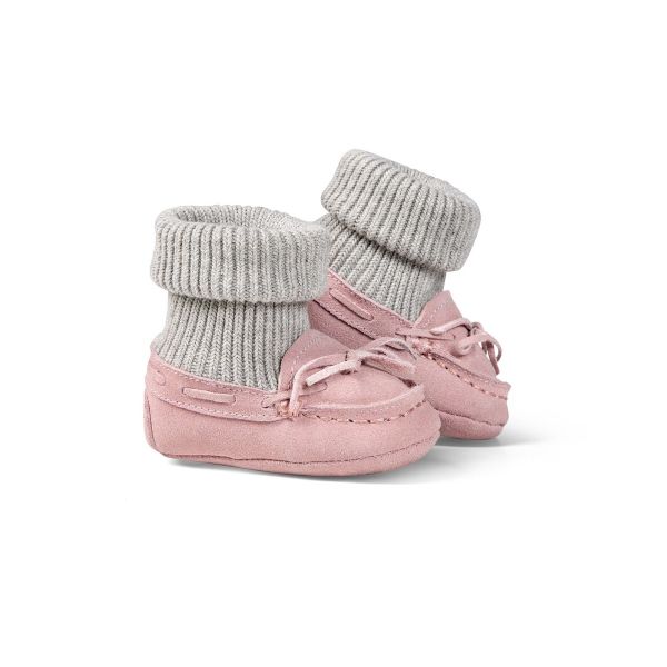 Fellhof Baby Patscherl Lammfell Hausschuhe DAKOTA Baby rosa 22